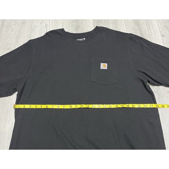 Carhartt Men's XL Black Short Sleeve Pocket T-Shirt Big & Tall - Picture 5 of 5